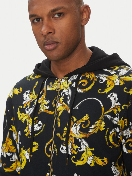 Versace Jeans Couture Versace Jeans Couture Sweatshirt 78GAI3Z1 Schwarz Regular Fit
