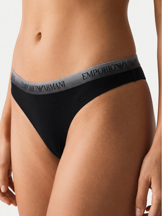 Emporio Armani Underwear Emporio Armani Underwear Súprava brazílskych nohavičiek EW000402 AF25572 UC001 Čierna