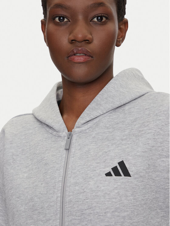 adidas adidas Μπλούζα Future Icons 3-Stripes JE0172 Γκρι Regular Fit