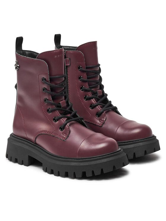 Geox Geox Zimske čizme J Maquinnens Girl J46M6B 000CN C7357 M Tamnocrvena