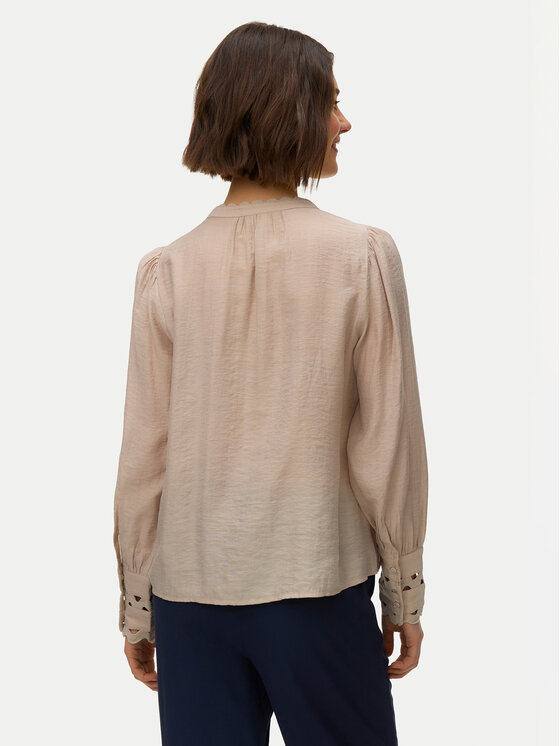 Vero Moda Vero Moda Koszula Irina 10338396 Beżowy Regular Fit