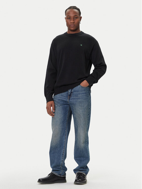 Calvin Klein Jeans Calvin Klein Jeans Пуловер LV04RC309G Черен Regular Fit