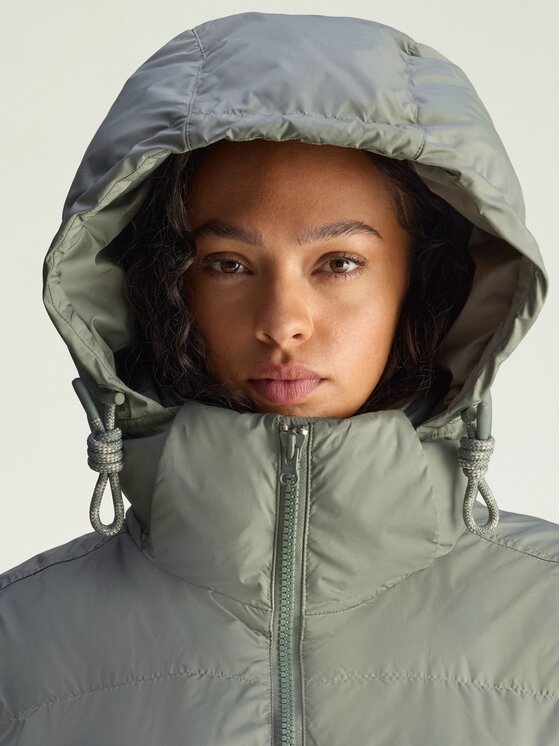 adidas by Stella McCartney adidas by Stella McCartney Kurtka wielofunkcyjna by Stella McCartney Long Padded Winter Jacket Zielony Loose Fit
