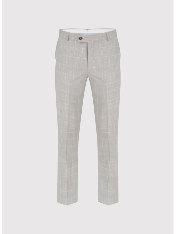 Pako Lorente Pako Lorente Spodnie garniturowe P26SP-6G-026 Szary Slim Fit