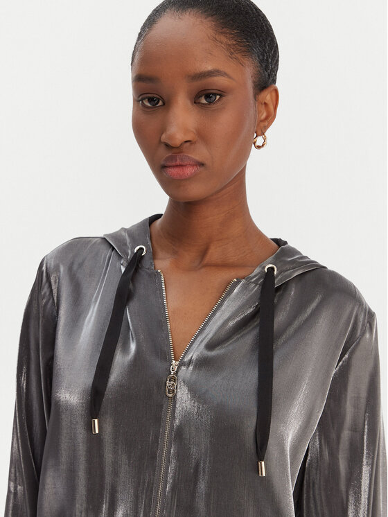 Liu Jo Sport Liu Jo Sport Džemperis ar kapuci TA6004 T322A Pelēks Regular Fit