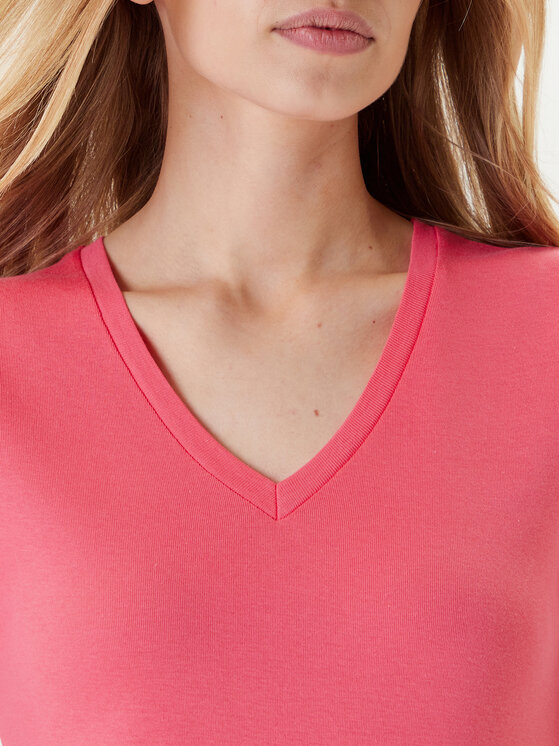 United Colors Of Benetton United Colors Of Benetton Тишърт 3GA2E4230 Розов Regular Fit