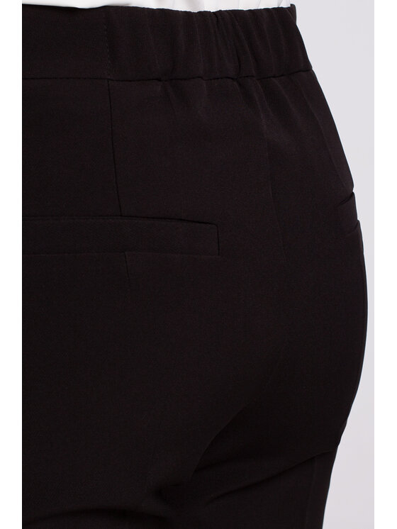 Makover Makover Dámské kalhoty K055 Černá Regular Fit