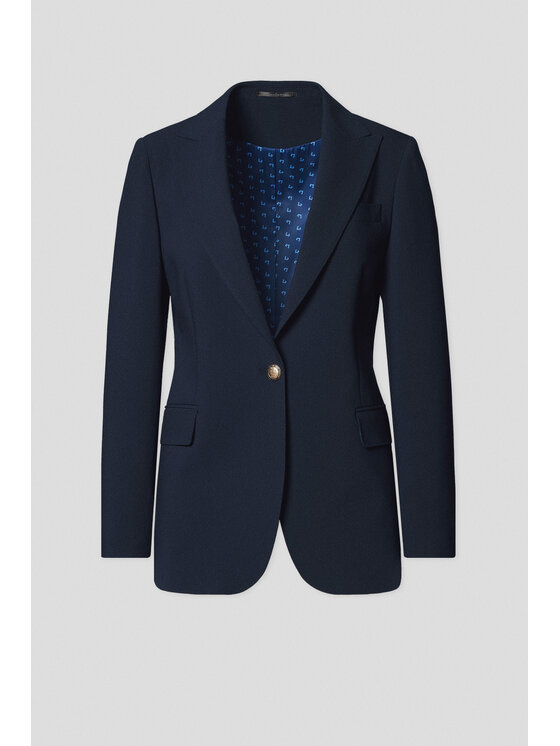 Lancerto Lancerto Marynarka Albana MA073125000007 Granatowy Slim Fit