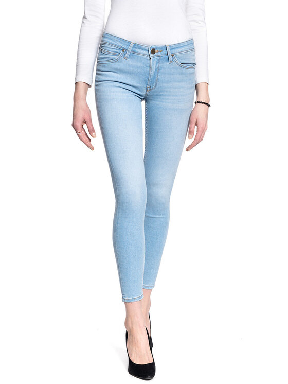 Lee Lee Jeansy SCARLETT Niebieski Skinny Fit
