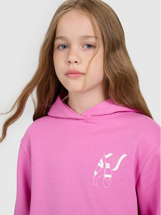 4F 4F Bluza URBAN COMMUTER Różowy Oversize