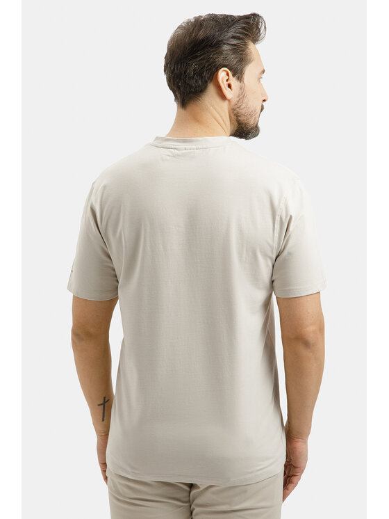 Cross Jeans Cross Jeans T-Shirt 16128-262 Szary Regular Fit