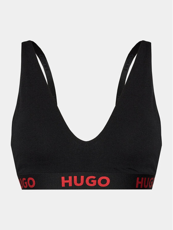 HUGO Hugo Bralette krūšturis Sporty 50495867 Melns