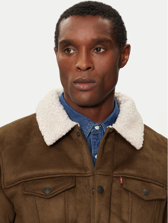 Levi's® Levi's® Báránybőr kabát 001YT-0001 Barna Regular Fit
