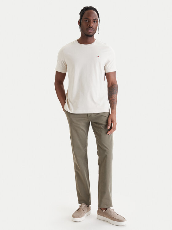 Tommy Hilfiger Tommy Hilfiger Тишърт Ess Seasonal MW0MW39995 Бежов Regular Fit