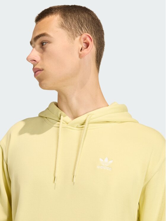 adidas adidas Bluza ESSENTIAL LOOSE FLEECE Żółty Loose Fit