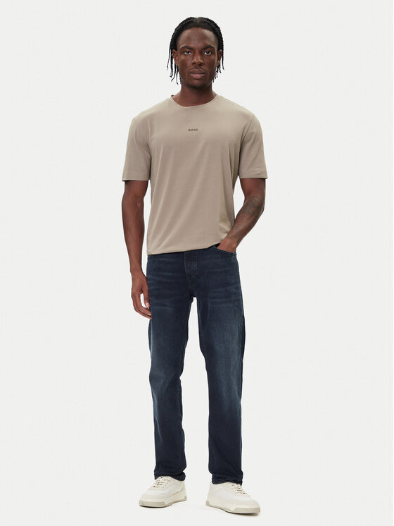 BOSS BOSS Tricou Tchup 50473278 Bej Relaxed Fit