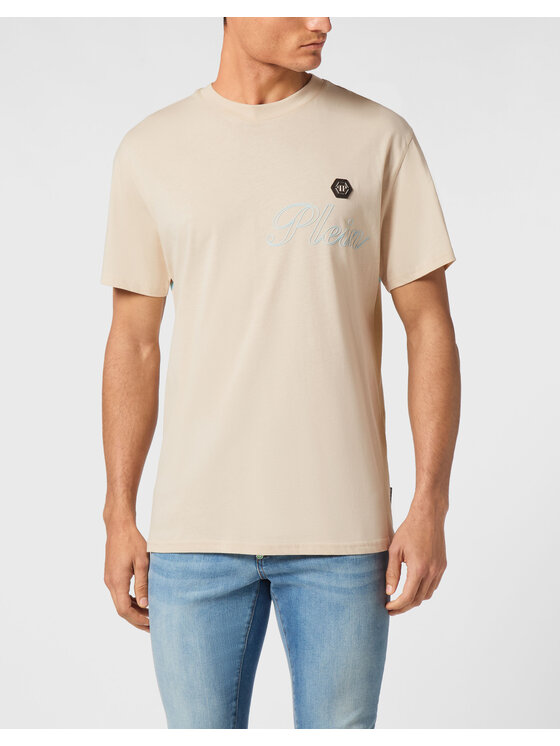 PHILIPP PLEIN PHILIPP PLEIN T-shirt 21101 Beige Regular Fit