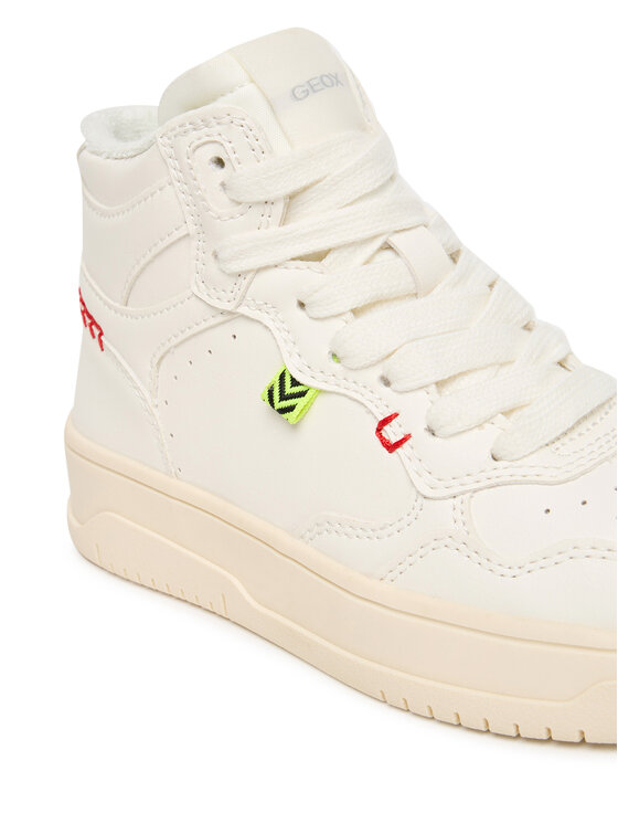 Geox Geox Sneakersy J Lestrella J56NLA 000BC C1000 S Bílá