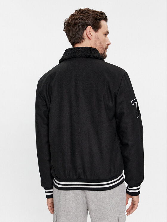 Brave Soul Brave Soul Kurtka bomber MJK-DURDEN Czarny Regular Fit