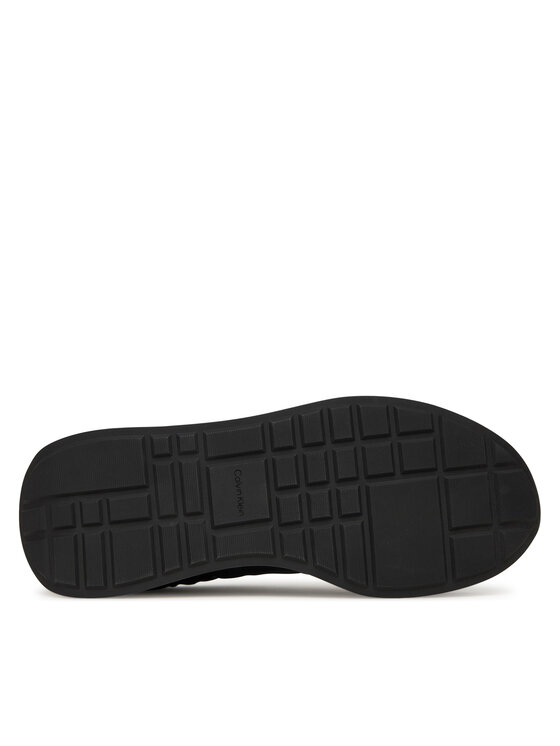 Calvin Klein Calvin Klein Сникърси Retro Runner Lace Up Nylon Mg YW0YW01990 Черен