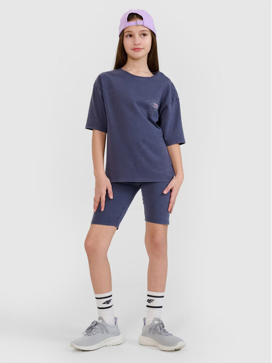 4F 4F Tričko 4FJWSS25TTSHF1853-22S Čierna Oversize