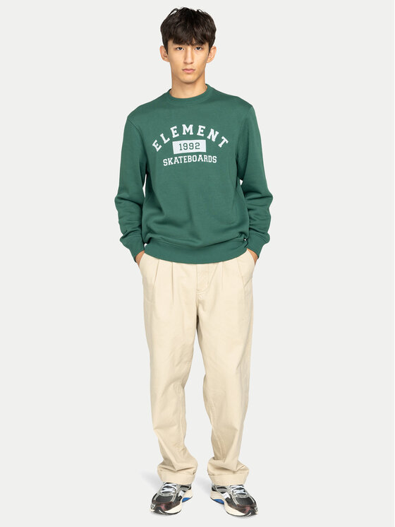 Element Element Majica dugih rukava Home Team Cr ELYSF00299 Zelena Regular Fit