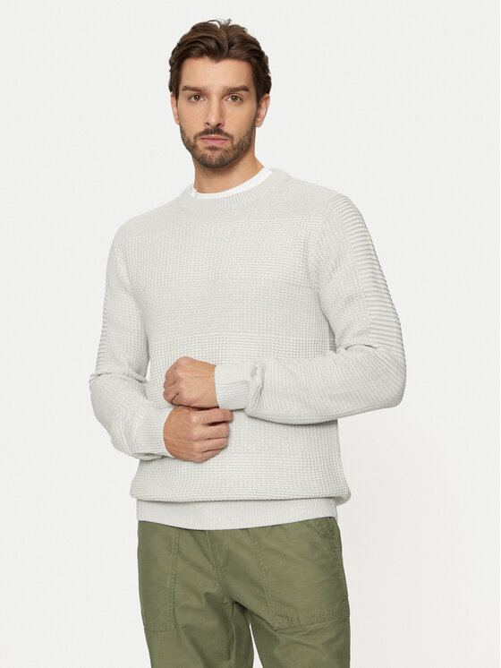 Jack & Jones Jack & Jones Pulover Hugo 12258607 Gri Regular Fit