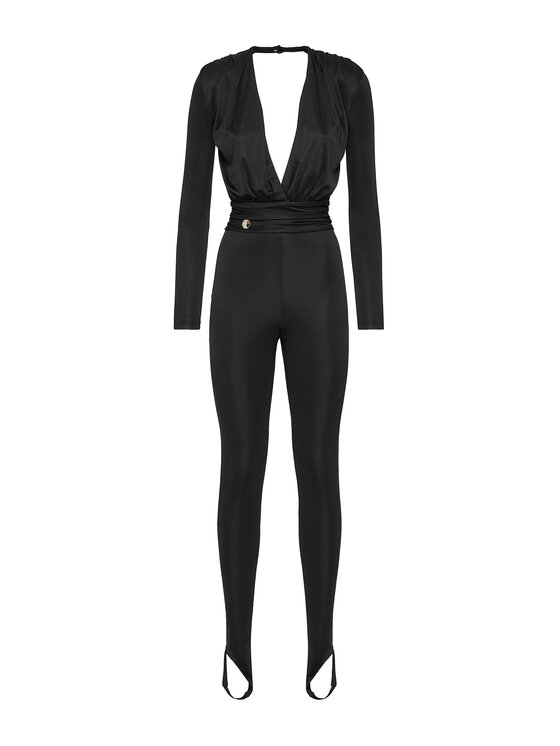 PHILIPP PLEIN PHILIPP PLEIN Overal 3157 Čierna Fitted Fit