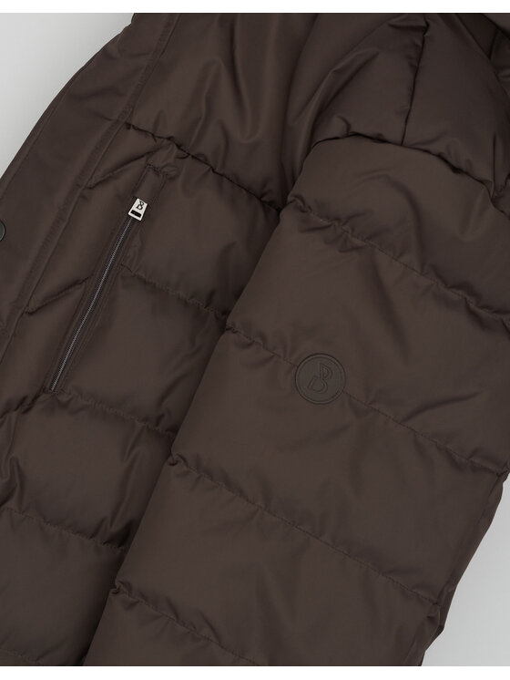 Borgio Borgio Kurtka zimowa recale_br Brązowy Regular Fit