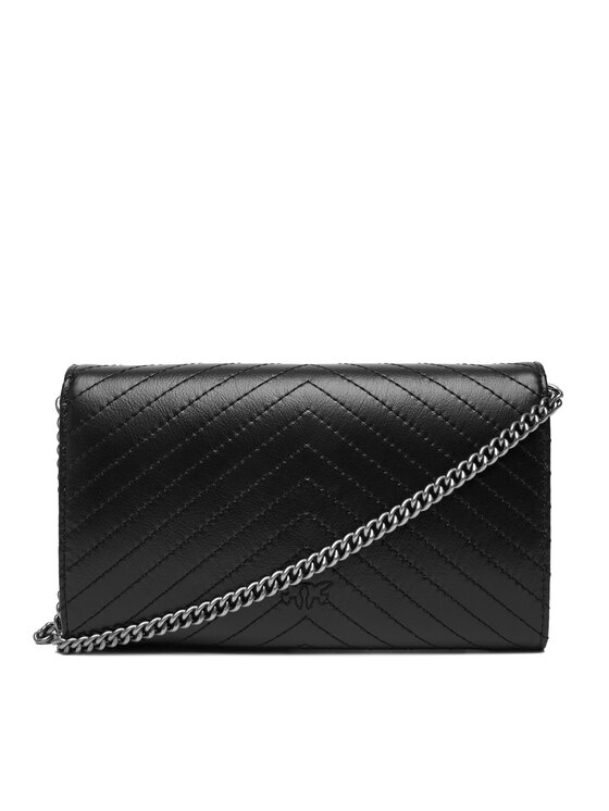 PINKO PINKO Rankinė Love One Wallet Light AI 25-26 PLTT 105344 A2JC Juoda