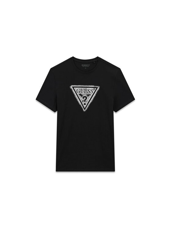 Guess Guess T-Shirt 183983 Czarny Classic Fit