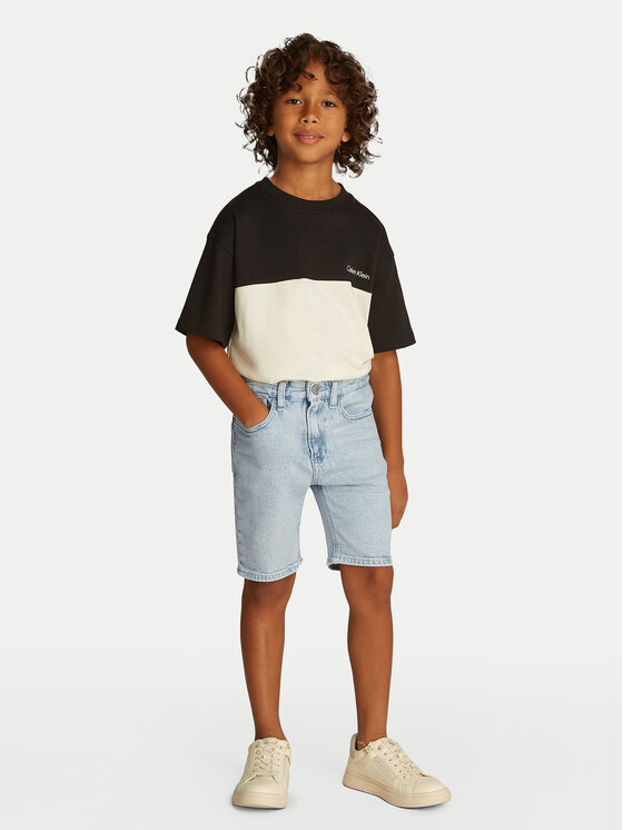 Calvin Klein Jeans Calvin Klein Jeans Szorty jeansowe IB0IB02432 Niebieski Regular Fit
