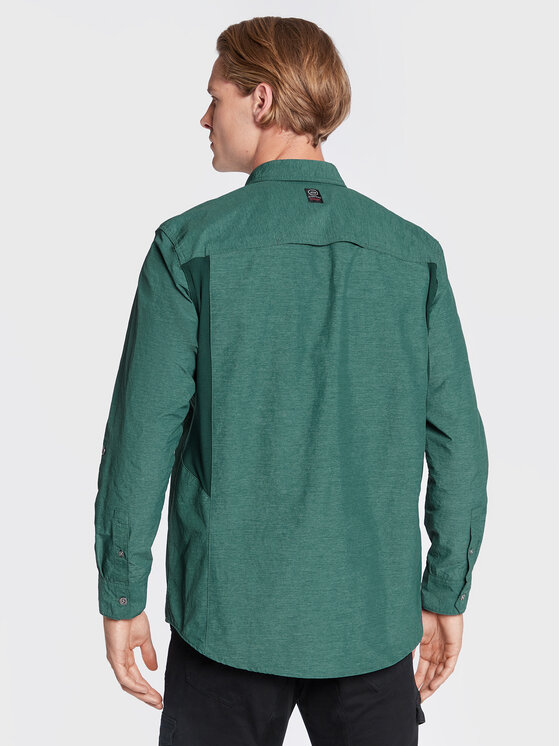 Wrangler Wrangler Koszula WA5BEHG50 112324305 Zielony Regular Fit