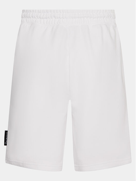 Richmond X Richmond X Pantaloncini sportivi Hanz UMP24136BE Bianco Regular Fit