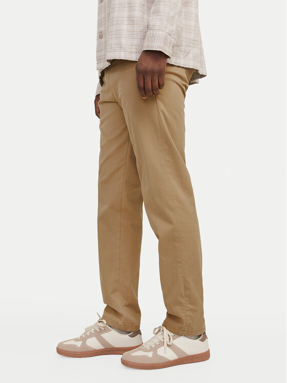 Jack & Jones Jack & Jones Chinosy Kane 12268490 Brązowy Regular Fit
