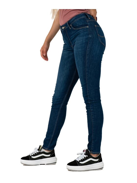 Lee Lee Jeansy L626GUD38 Niebieski Skinny Fit