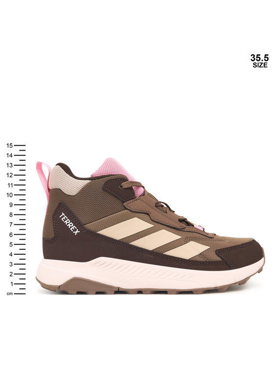 adidas adidas Trekkingi Terrex Anylander Mid Junior Hiking Shoes JR9722 Brązowy