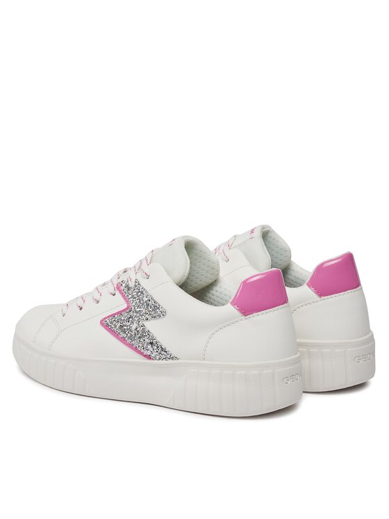 Geox Geox Tenisice J Mikiroshi Girl J45DVA 0BCEW C0563 D Bijela