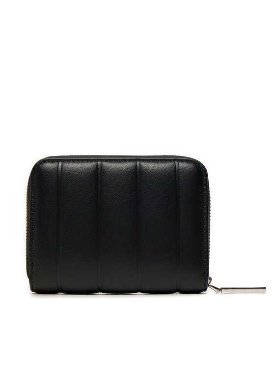 Calvin Klein Calvin Klein Portafoglio piccolo da donna Line Quilt Medium Zip Around K60K613066 Nero