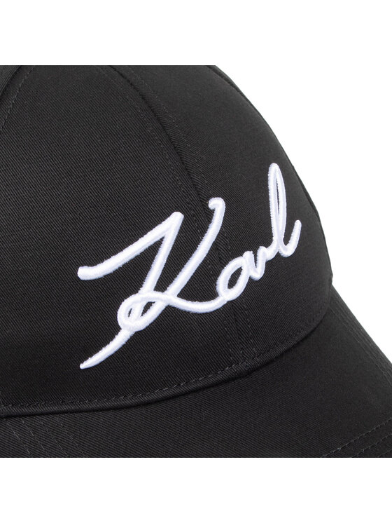 KARL LAGERFELD KARL LAGERFELD Kepurė su snapeliu 205W3405 Juoda