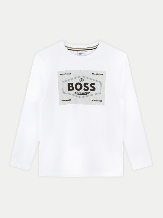 Boss Blúzka J51221 S Biela Regular Fit