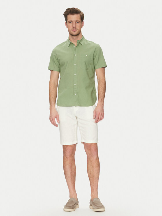 Blend Blend Stoffshorts 20717870 Weiß Regular Fit