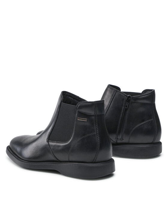 Geox Geox Kotníková obuv s elastickým prvkem U Brayden 2Fit Abx B U64N1B 00043 C9999 Černá