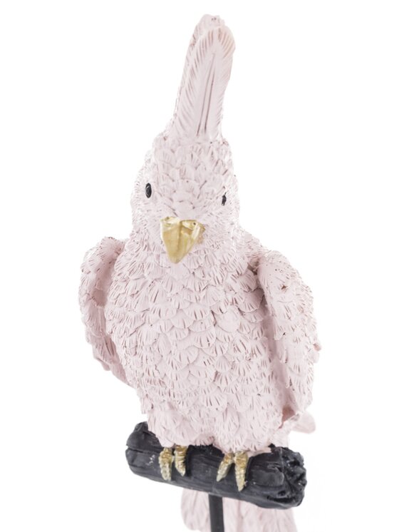 MIAhome MIAhome Figurka papuga 33x8x8 cm PAPPAGALLO różowa Różowy