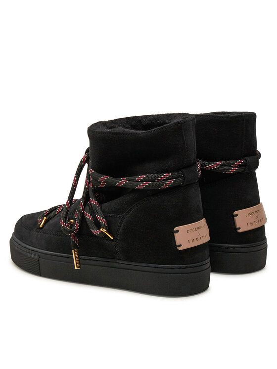 Inuikii Inuikii Schneeschuhe Jacquard Lace 75202-150 Schwarz