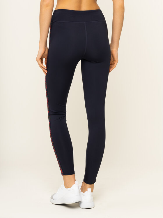 Calvin Klein Performance Calvin Klein Performance Leggings Logo Gym 00GWH9L612 Blu scuro Slim Fit