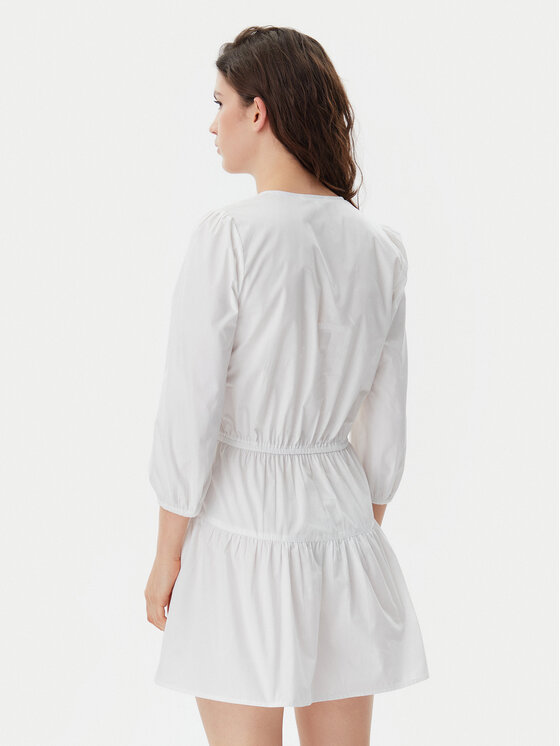 Tommy Jeans Tommy Jeans Poletna obleka DW0DW20341 Écru Regular Fit