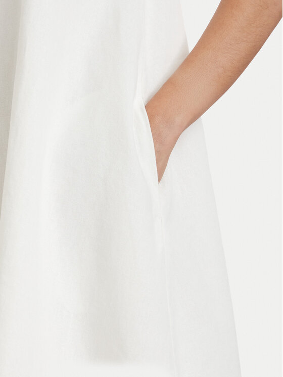 Tommy Jeans Tommy Jeans Vestito estivo DW0DW22343 Bianco A-Line Fit