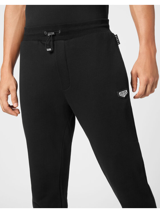 PHILIPP PLEIN PHILIPP PLEIN Jogger nohavice 9575 Čierna Jogger Fit