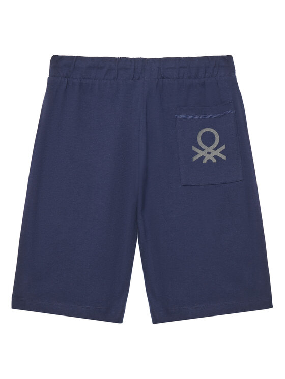 United Colors Of Benetton United Colors Of Benetton Sportske kratke hlače 3BL0C903L Tamnoplava Regular Fit